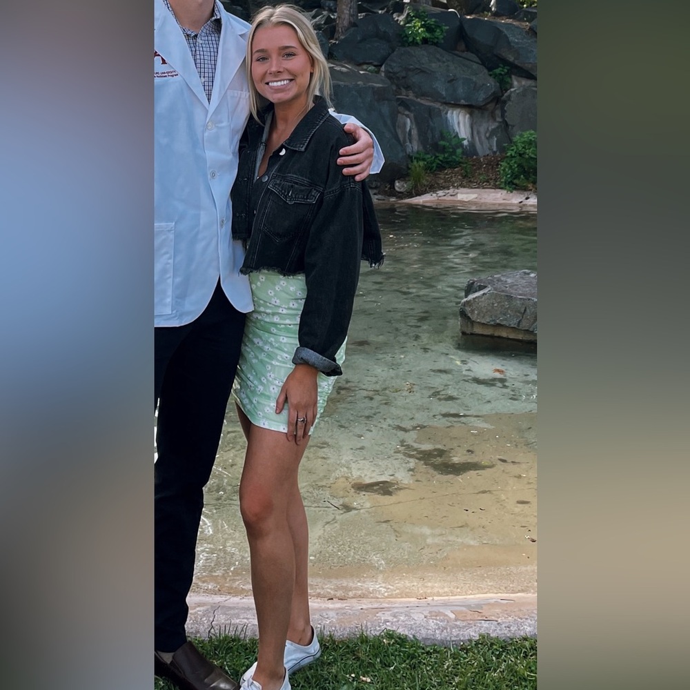 Princess Polly Green Floral Mini Dress